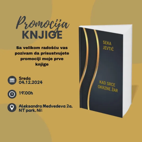 Promocija knjige ”Kad srce okrzne žar” Seke Jevtić