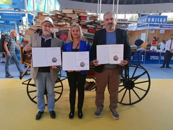 Dejanu Spasojeviću međunarodna nagrada “Art Danubius” izdavačke kuće “Ab Arte” iz Budimpešte
