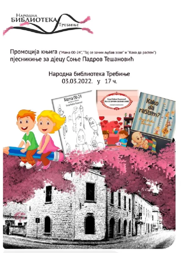 Promocija knjiga Sonje Padrov Tešanović u Narodnoj biblioteci Trebinje